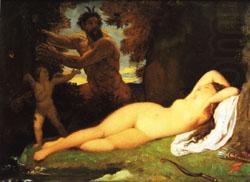 Jean Auguste Dominique Ingres Jupiter and Antiope china oil painting image